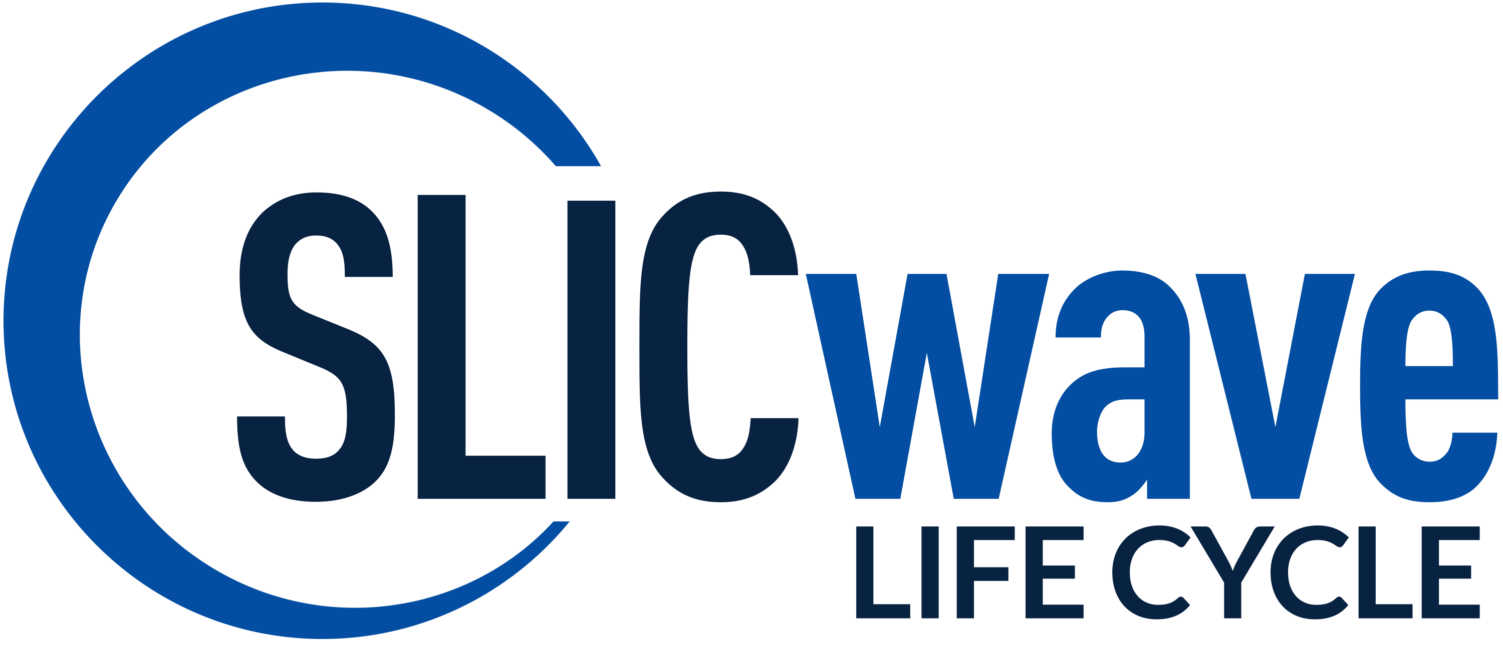 the two color SLICwave Life Cycle logo